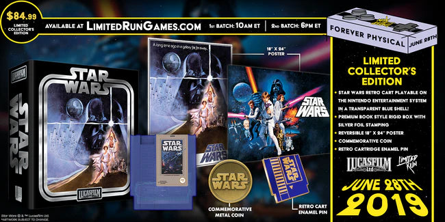 Limited Run Games Star Wars NES Nintendo Premium Edition
