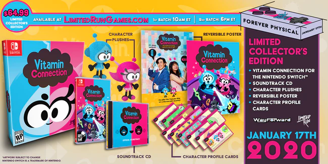 Vitamin Connection Limited Run Games #59 Collectors Edition Nintendo Switch