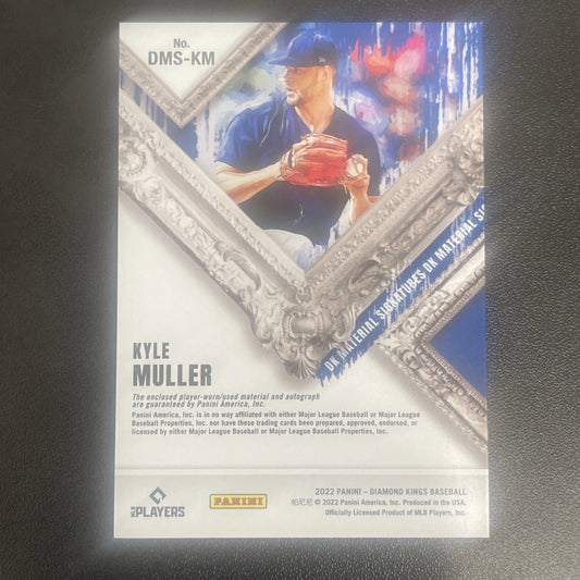 2022 Panini Diamond Kings – Kyle Muller Signature DMS-KM – 12/15