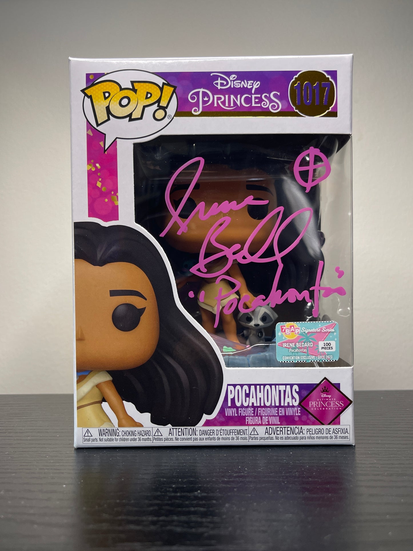 Funko Pop! — Disney: Pocahontas (#1017, 7BAP Signed)