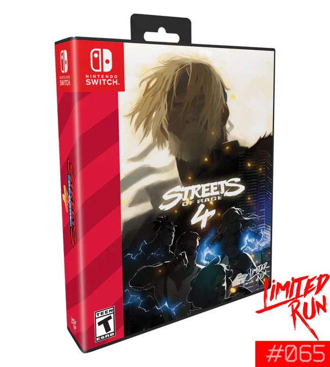 Streets of Rage 4 Limited Run Games #65 Nintendo Switch