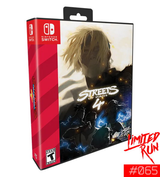 Streets of Rage 4 Limited Run Games #65 Nintendo Switch
