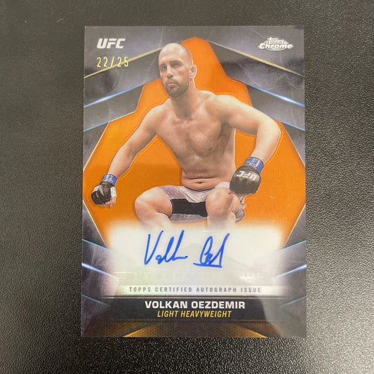 2024 Topps Chrome UFC – Volkan Oezdemir Veteran Auto – 22/25