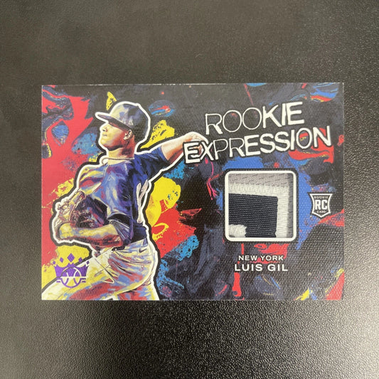 2022 Panini Diamond Kings – Rookie Expression Patch FOTL Purple Luis Gil RC – 20/20