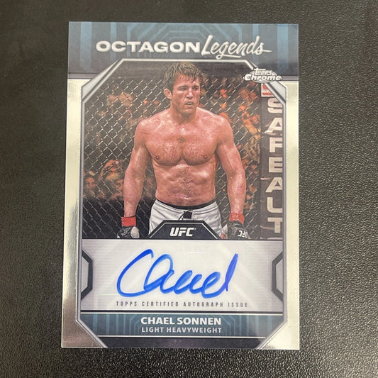 2024 Topps Chrome UFC – Chael Sonnen Octagon Legends Auto (Light Heavyweight)
