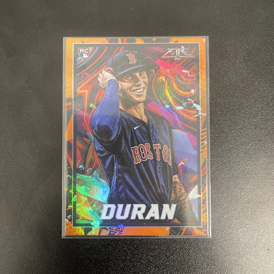 2022 Topps Fire – Jarren Duran Orange #94 – 34/299 (RC)