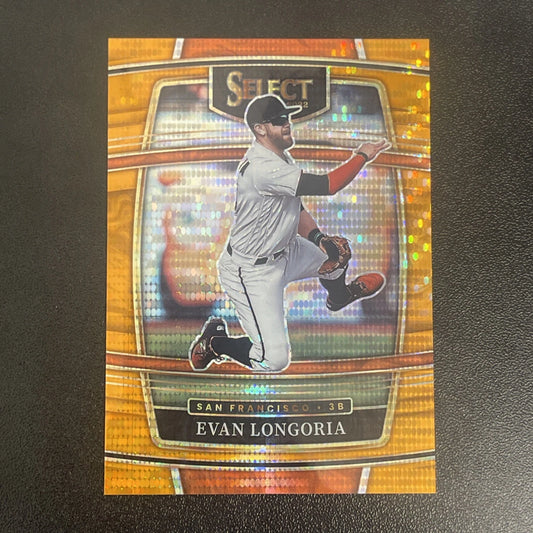 2022 Panini Select – Evan Longoria Orange Pulsar #05/16
