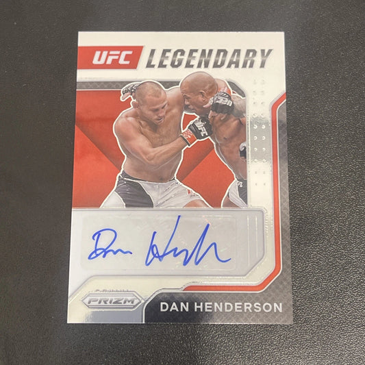 2022 Panini Prizm UFC – Dan Henderson Legendary Signatures Auto #LS-DHS