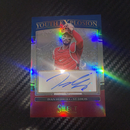 2022 Panini Select – Ivan Herrera Youth Explosion Signatures #YES-IH – 66/99 (RC)