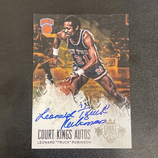 2013-14 Panini Court Kings – Leonard Robinson Autograph #26 – 054/399