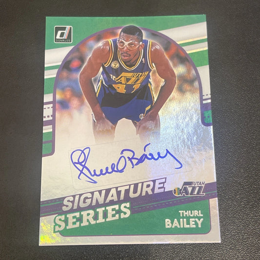 2021 Panini Donruss – Thurl Bailey Signature Series Auto #SS-TBY