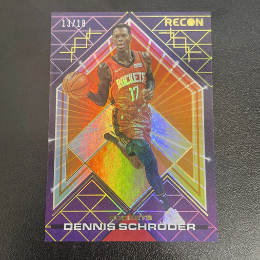 2021-22 Panini Recon – Dennis Schröder Orange #103 – 13/18