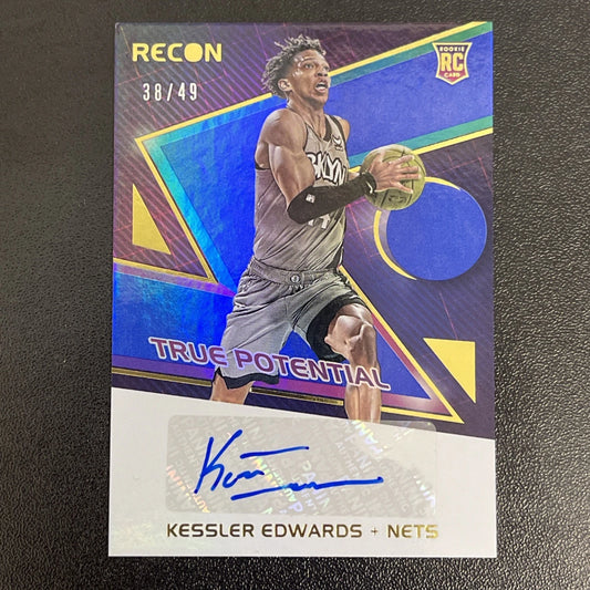 2021-22 Panini Recon – Kessler Edwards True Potential Auto RC – 38/49
