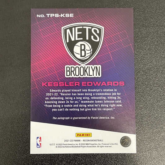 2021-22 Panini Recon – Kessler Edwards True Potential Auto RC – 38/49