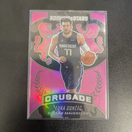 2020-21 Panini Chronicles – Luka Dončić Crusade Pink #519