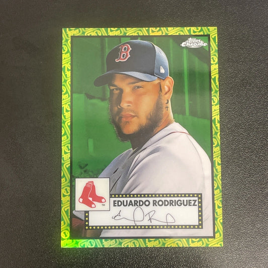 2021 Topps Chrome Platinum Anniversary – Eduardo Rodriguez Auto #431 – 39/99