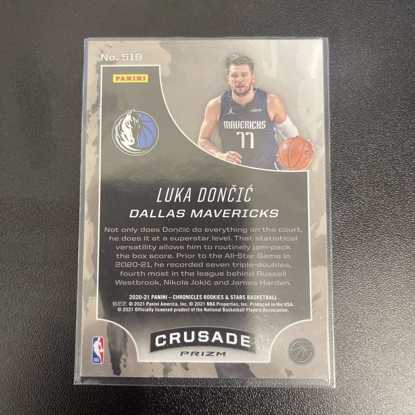 2020-21 Panini Chronicles – Luka Dončić Crusade Pink #519
