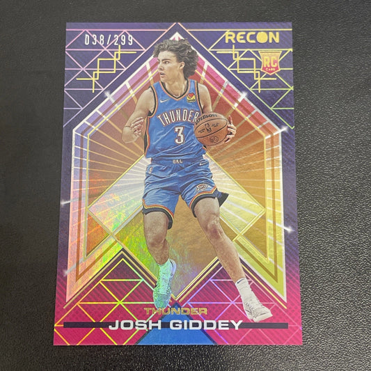2021-22 Panini Recon – Josh Giddey Bronze Rookie #205 – 038/299