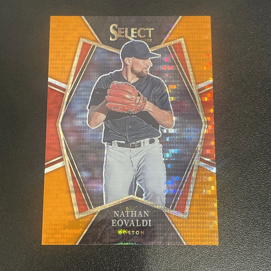 2022 Panini Select – Nathan Eovaldi Orange Prizm – 06/16